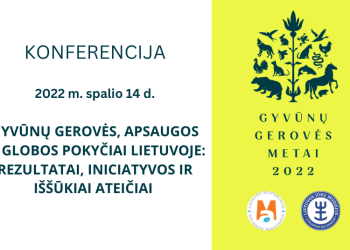 Gyvūnų Globos Dieną Kviečiame į Konferenciją, Skirtą Gyvūnų Gerovės Metams