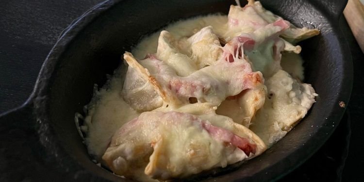 Koldūnų su mėsa apkepėlė