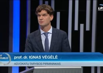 Advokatas Ignas Vėgėlė: „Paaiškėjo, Kad Tai Buvo Pigus Melas“