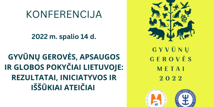 Kviečiame į Konferenciją Apie Gyvūnų Gerovę, Apsaugą Ir Globą