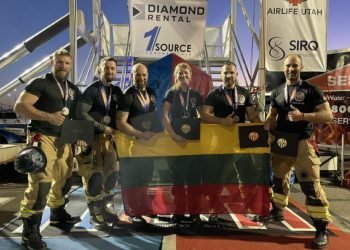 Lietuvos Stipriausiųjų Ugniagesių Gelbėtojų Rinktinė Iš JAV Grįžta Iškovoję Sidabro Medalius