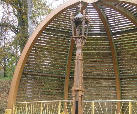 Restauruotas Šv. Jono Krikštytojo Koplytstulpis