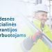 Aktualu Dirbantiems Lauke Ir Važinėjantiems: Didėja Socialinės Garantijos