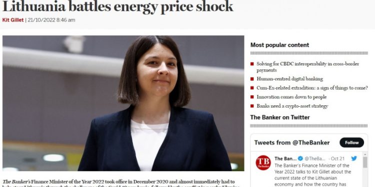 Finansų Ministrė G. Skaistė: „Tarptautinio Energetikos šoko Akivaizdoje Lietuva Didina Ambicijas Elektros Gamyboje Iš Atsinaujinančių šaltinių“ Finansų Ministrė G. Skaistė: „Tarptautinio Energetikos šoko Akivaizdoje Lietuva Didina Ambicijas Elektros Gamyboje Iš Atsinaujinančių šaltinių“