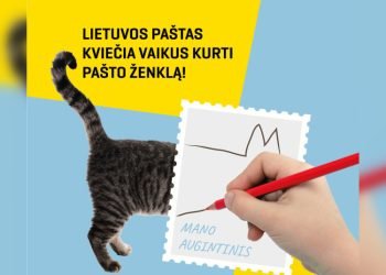 Sukurti Naująjį Pašto ženklą Kviečiami Vaikai