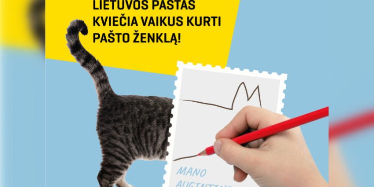 Sukurti Naująjį Pašto ženklą Kviečiami Vaikai