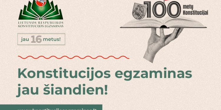 Šiandien Startuoja Konstitucijos Egzaminas: šiemet Jis žymi Ypatingas Sukaktis 