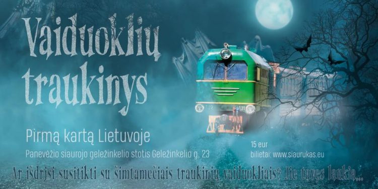 Visą Savaitę Siaurukas Kvies „Vaiduoklių Traukiniu“ Vykti į Helovyno Miestelį Visą Savaitę Siaurukas Kvies „Vaiduoklių Traukiniu“ Vykti į Helovyno Miestelį