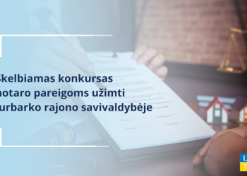 Paskelbtas Konkursas Notaro Vietai Jurbarko Rajono Savivaldybėje Užimti