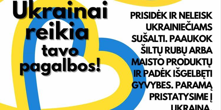 Ekstra pranešimas: UKRAINAI SKUBIAI REIKALINGA MŪSŲ VISŲ PAGALBA