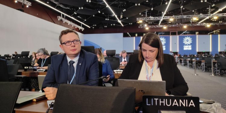 Aplinkos Viceministras D. Augutis COP27 Ragina Pasaulio šalis Jungtis Prie Ukrainos Iniciatyvų Dėl Karinių Veiksmų Keliamos Klimato Ir Aplinkos žalos Vertinimo Platformos