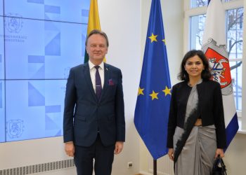 Vidaus Reikalų Viceministras A. Abramavičius Susitiko Su Indijos Ambasadore