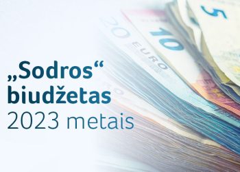 2023 M. „Sodros“ Biudžeto Pajamos Viršys Išlaidas