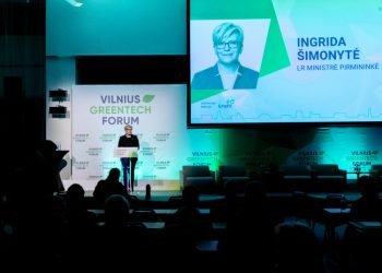 Premjerė dalyvavo „GreenTech Vilnius“ forumo atidaryme