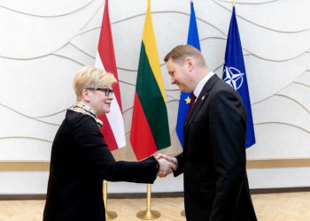 Ministrė Pirmininkė susitiko su Latvijos Parlamento Pirmininku Edvardu Smilteniu Ministrė Pirmininkė susitiko su Latvijos Parlamento Pirmininku Edvardu Smilteniu