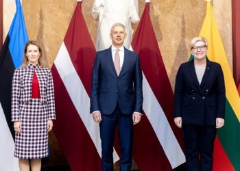 Rygoje susitikę Baltijos valstybių Ministrai Pirmininkai aptarė regioninį saugumą, paramą Ukrainai, strateginius infrastruktūros projektus