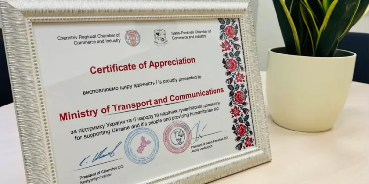 Iš Ukrainos – Padėka Už Lietuvos Paramą Ir Teikiamą Pagalbą Ukrainiečiams