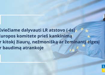 Teisingumo Ministerija Ieško Norinčiųjų Atstovauti Lietuvą Europos Komitete Prieš Kankinimą Ir Kitokį žiaurų, Nežmonišką Ar žeminantį Elgesį Ir Baudimą  