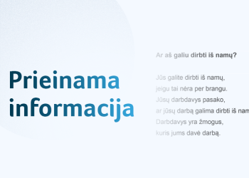 Žmonėms Su Negalia Svarbiausia Informacija – Lengvai Suprantama Kalba Ir Lietuvių Gestų Kalba