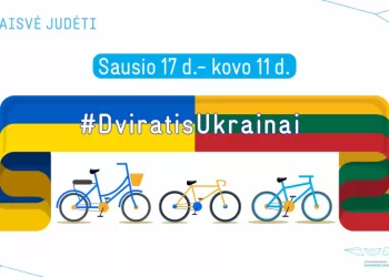 #DviratisUkrainai: Susisiekimo Ministerija Kviečia Dovanoti Dviračius Ukrainiečiams