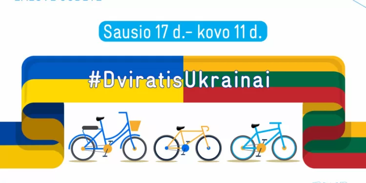 #DviratisUkrainai: Susisiekimo Ministerija Kviečia Dovanoti Dviračius Ukrainiečiams