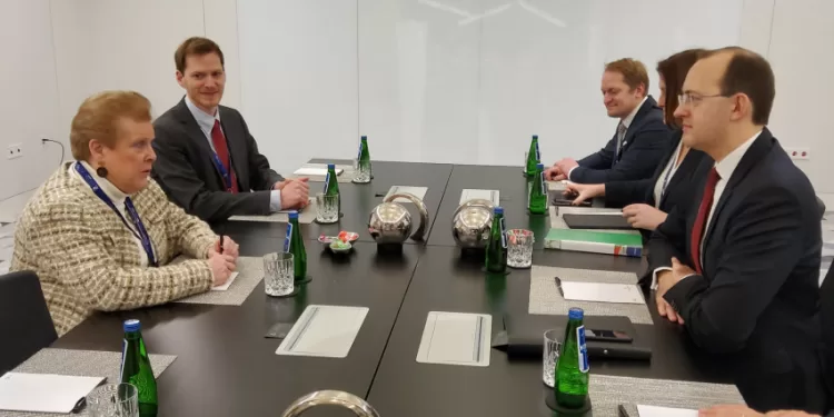 Ministras M. Skuodis Aptarė „Rail Baltica“ įgyvendinimą Su Projekto Koordinatore C. Trautmann