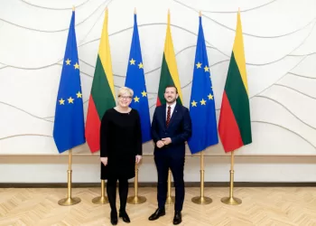 Ministrė Pirmininkė susitiko su Europos Komisijos nariu Virginijumi Sinkevičiumi