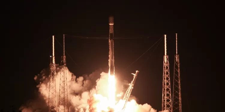 „SpaceX“ paleido didžiausią „Falcon 9“ raketos krovinį „SpaceX“ paleido didžiausią „Falcon 9“ raketos krovinį