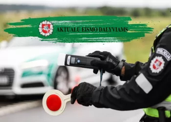 Vasarį Organizuojamos Eismo Dalyvių Kontrolės Priemonės