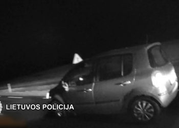 Pavogtas Automobilis Surastas Per Rekordiškai Greitą Laiką – Penkias Minutes  (Video)