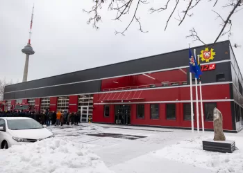 Baigta Ugniagesių Gelbėtojų Komandos Rekonstrukcija Vilniuje