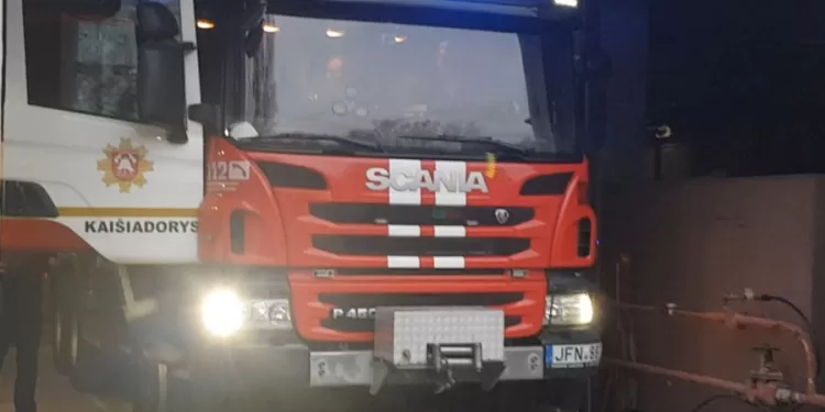 Antradienio Rytą Kaišiadoryse Degė Automobilis