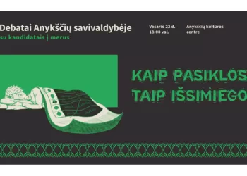 Vasario 22 D. 18.00 Val. Anykščių Kultūros Centro Mažojoje Salėje