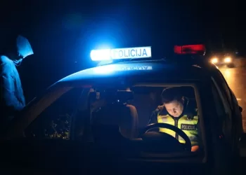 Paukštininkų Gatvėje Sustabdytas Vyras įpūtė 3,32 Prom.