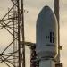 „SpaceX“ paleis „Inmarsat I-6 F2“ 12-ajai 2023 m. misijai