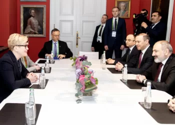 Ministrė Pirmininkė Miunchene susitiko su Armėnijos Ministru Pirmininku Nikolu Pašinianu