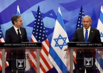 Antony Blinken sustiprino „dviejų valstybių sprendimą“, ragindamas Izraelio premjerą Netanyahu