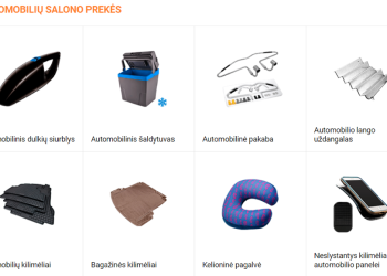 Patogiam ir saugiam važiavimui būtini automobilio interjero priedai