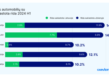 Lietuviai kitose šalyse ieško pigesnių automobilių – rizikuoti linkę dėl mažesnės kainos