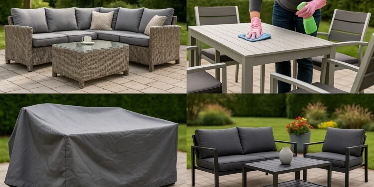 Lauko baldai: kaip prižiūrėti ir mėgautis jais daugelį metų