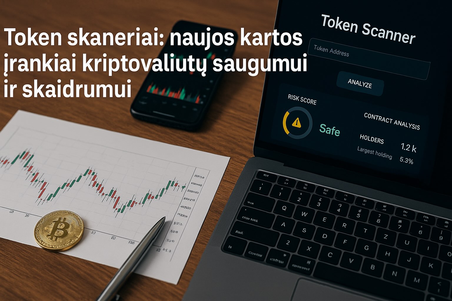 Token skaneriai: naujos kartos įrankiai kriptovaliutų saugumui ir skaidrumui