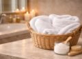 Kodėl viešbučiuose vonios rankšluosčiai atrodo minkštesni ir kaip tokį efektą pasiekti namuose?