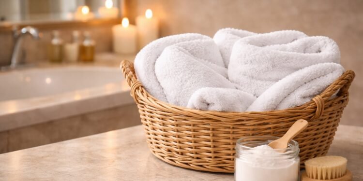 Kodėl viešbučiuose vonios rankšluosčiai atrodo minkštesni ir kaip tokį efektą pasiekti namuose?