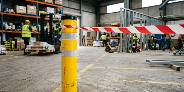 Kokios priemonės padeda aiškiai pažymėti ribas ir pavojingas vietas?
