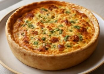 Receptas: Prancūziškas quiche su ožkos sūriu ir špinatais