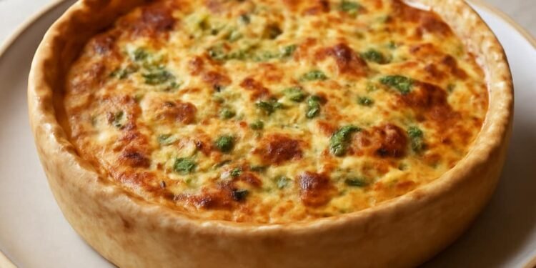 Receptas: Prancūziškas quiche su ožkos sūriu ir špinatais Receptas: Prancūziškas quiche su ožkos sūriu ir špinatais