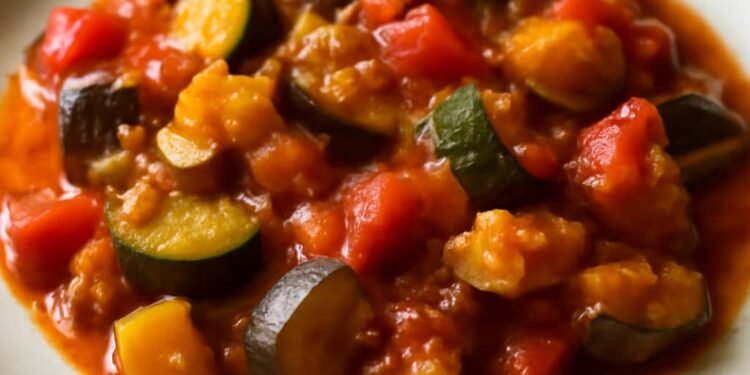 Receptas: Provanso daržovių ratatouille su kremine polenta Receptas: Provanso daržovių ratatouille su kremine polenta