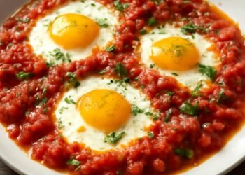 Receptas: Shakshuka su fetos sūriu ir šviežiomis žolelėmis