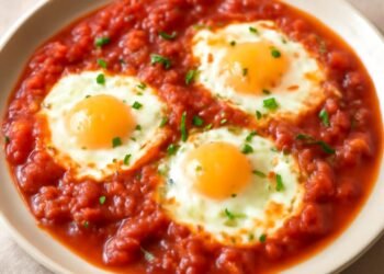 Receptas: Shakshuka su fetos sūriu ir šviežiomis žolelėmis